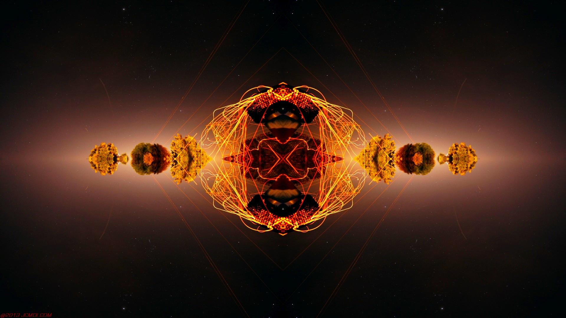 Chimney Sparks Abstract Artwork Timelapse Still Images